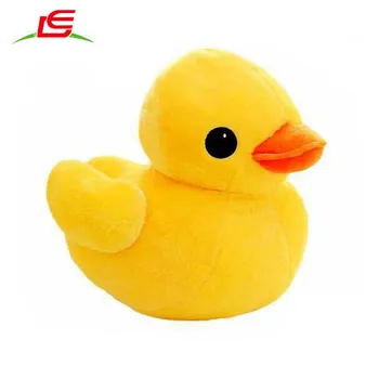 Cute Plush Toy Yellow Duck Stuffed Animal With 20cm 30cm 40cm - Buy ...