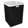 Space-Saving Compact Clothes Box Basket Premium Durable Non-Woven Fabric Foldable Large Laundry Hamper With Laundry Bag