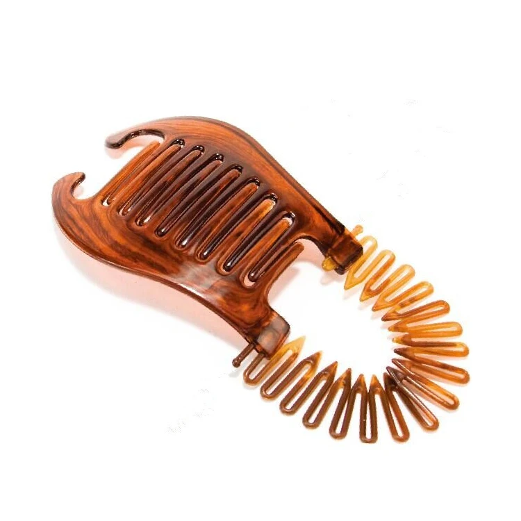 Interlocking Banana Combs Hair Clip French Side Comb Holder Soft And