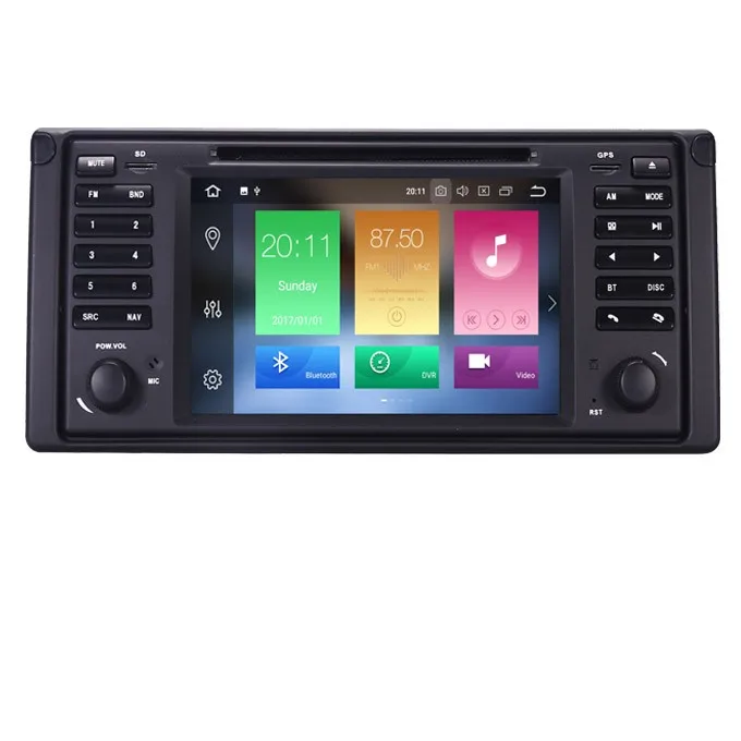 Sale 7"HD 8 Core Android 9.0 GPS Navigation 7" Car DVD Player for BMW E39 5 Series 97-07 Range Rover 02-05 with Bluetooth RDS Canbus 2