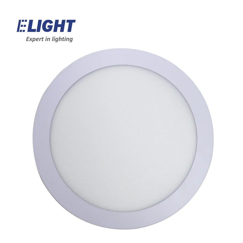 
Factory price 6w 12w 18w 24w ceiling surface mounted round led panel light 