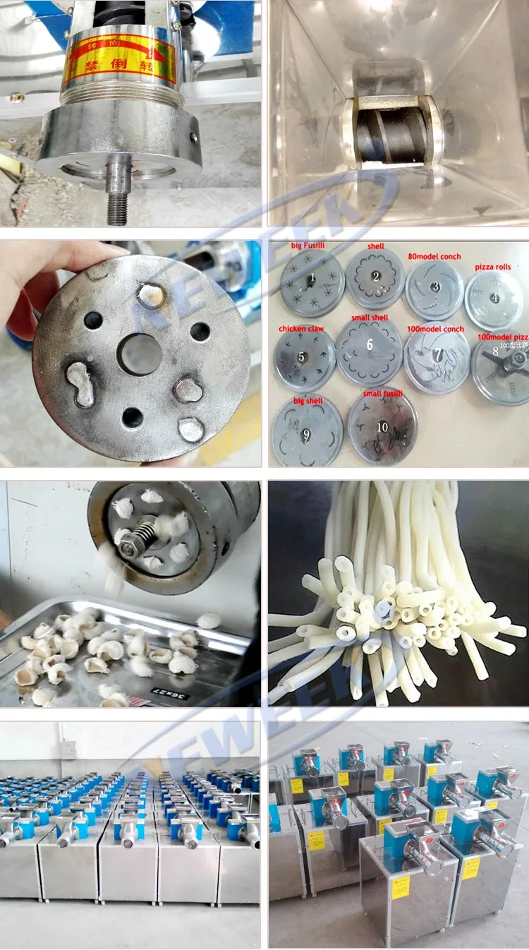 Neweek Restaurant Use Selling Macaroni Fusilli Commercial Pasta Making