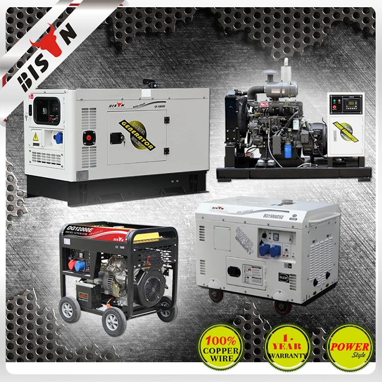 Bison China Zhejiang 10000w 10kw Best Diesel Generator Price Of 10kva