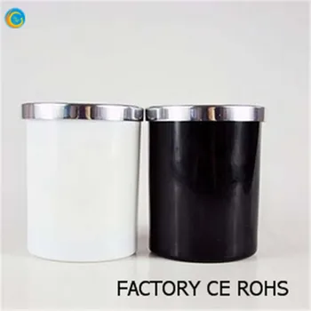 Whole Black And White Gl Candle Jars With Metal Lids 100 Payment Protection For Your Covered Made In China Whole Black And White Gl Candle Jars With Metal Lids 100 Payment Protection For Your Covered Made In China