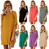 Wholesale New Style Round Neck Long Sleeve Casual Women Dress
