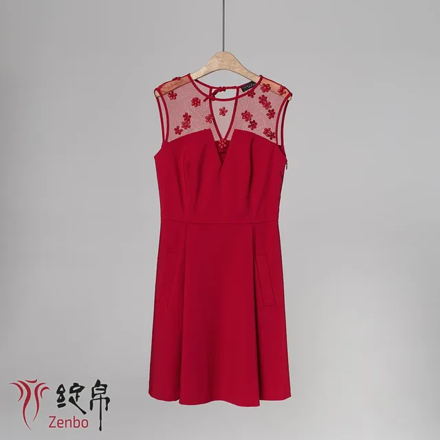 Hand beading dress sleeveless Italian quality