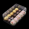 SUNSHING Low Price PS Raw Material Transparent Food Box For Chocolate Candy