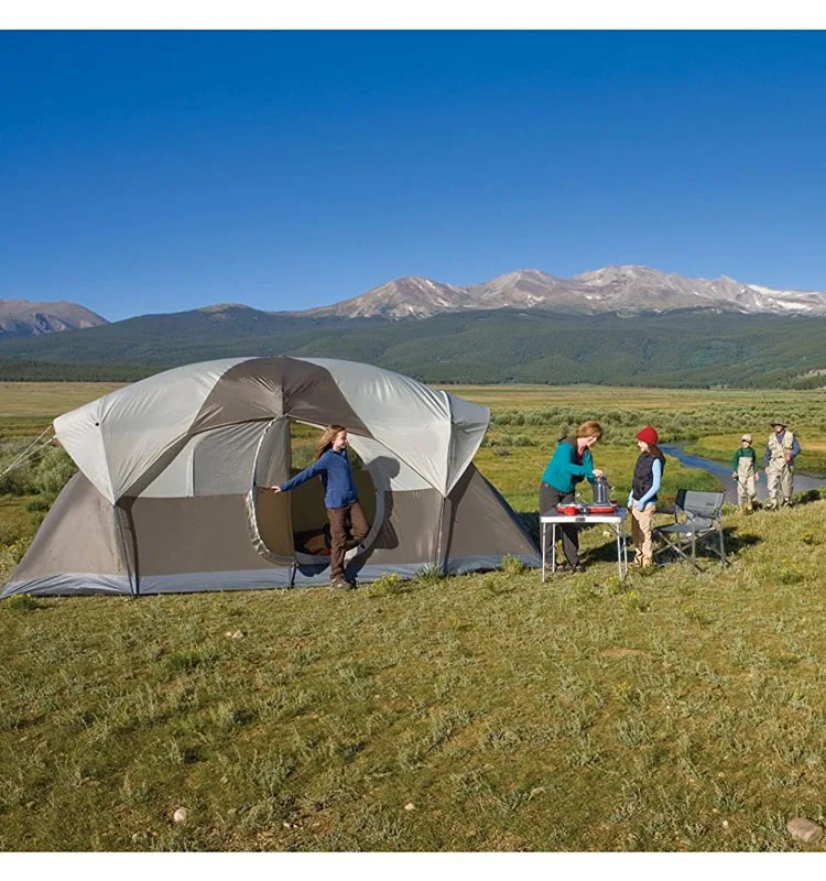 Дешевые корни семьи купол 10 человек палатки для кемпинга на продажу.