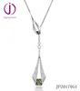 Latest designs wholesale jewelry tie shaped rhodium plated charm pendant