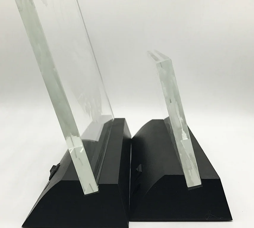 Trapezoidal Trophy Led Light Base By Adapter Powered Pc/abs Light Base