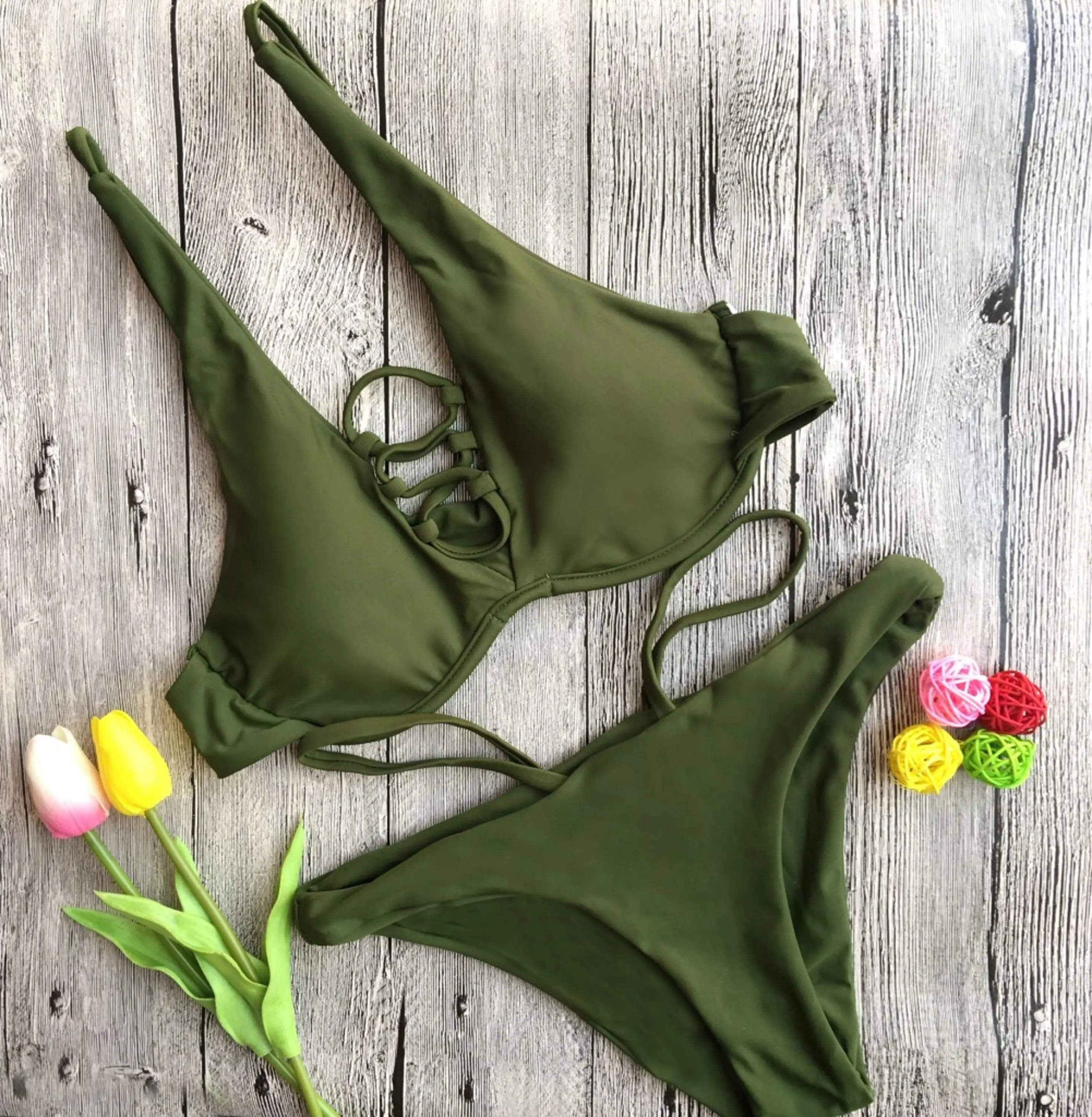 Orange Seamless Two Piece Brazilian Mature Woman Bikini Wholesale Swimwear 2018 Buy Mature
