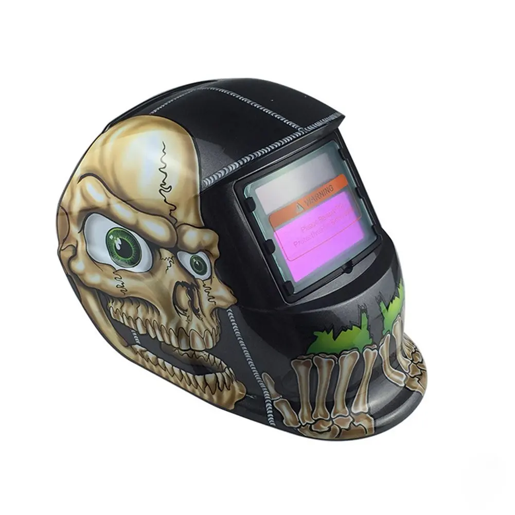 Ocamo Skull Mask Helmet Creative Unique Skull Mask Solar Helmet Auto Welding Helmet