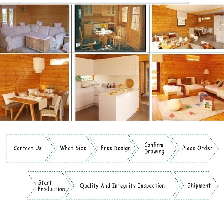 2019 New Style Russian Pine Deluxe decorated prefabricated tiny wooden trailer house