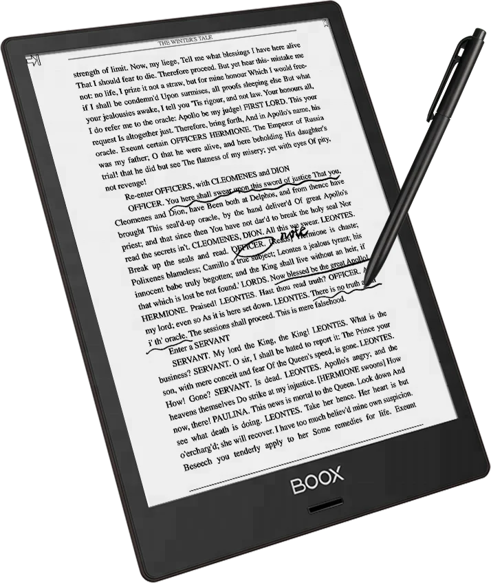 Certificated Note Note+ Notes 10.3" Inch Eink Carta Screen Ebook Reader With Wifi Stylus Touch