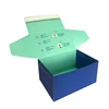 Custom fancy made recycled clothes packaging shipping corrugated easy tear tape carton box