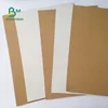 FSC Certified One Size White Recycled Pulp Brown Kraft Paper Roll, Kraft Liner Board Recycled Craft Paper