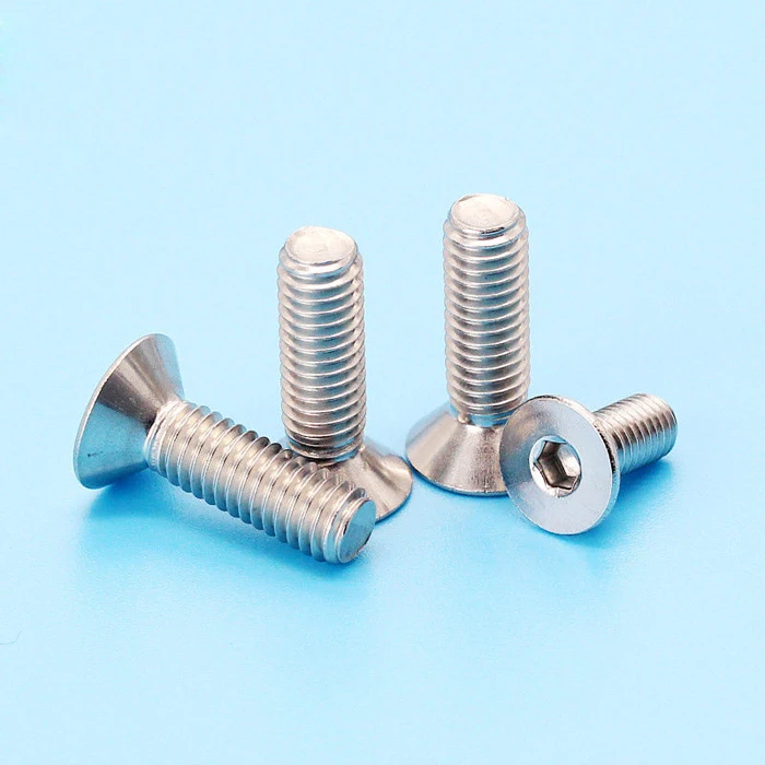 A2 Stainless Steel M4 4mm Countersunk Csk Screws Allen Key Socket Bolts Buy Csk Screw