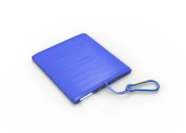 square ulrta thin external battery rechargeable outdoor solar power bank - ANKUX.COM