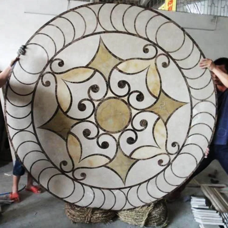 Venta al por mayor mosaico de piedra redonda natural-Compre online los