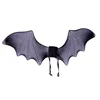 Plush Wings for Costume Wing Accessories Kids Cosplay and Pretend Play Black Bat Wing
