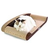 Deku--sport pet products for pet shop Cat Toy CP-016-20 Coffee Colour Sofa Corrugated Cardboard Cat Scratcher