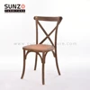 2016 Boutique Banquet Solid Bentwood Chiavari Stackable Cross Back Chair