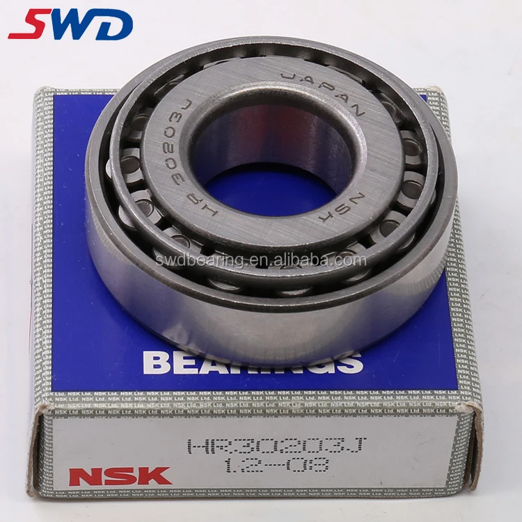 17*40*13.25mm Hr30203j Nsk Miniature Tapered Roller Bearing 30203 From