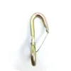 3/8' China Carabiner Rigging Hardware 6mm Nickel Plated Snap Hook connecting spring hook with hole