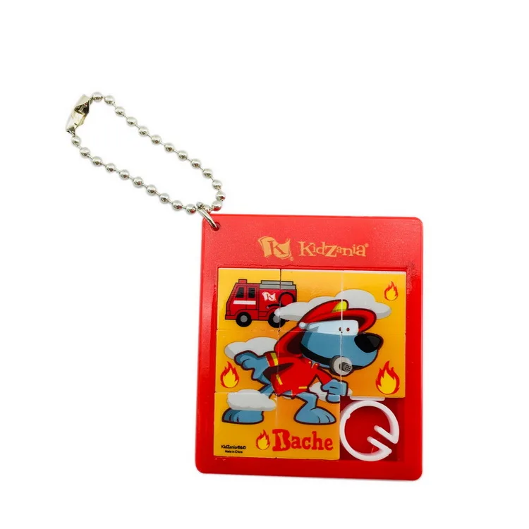 Custom Oem Plastic Mini Keychain Game Toys Sliding Puzzle Pieces Buy