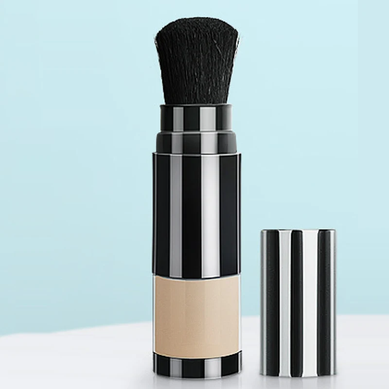 Sunscreen Cosmetic Beauty Dispensing Refillable Powder Brush Container