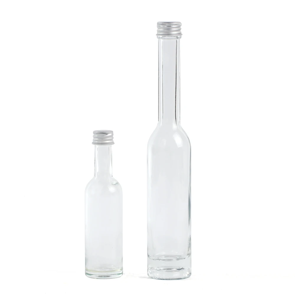 Manufacturer Long Neck 50ml 100ml Mini Liquor Glass Wine Bottle Buy