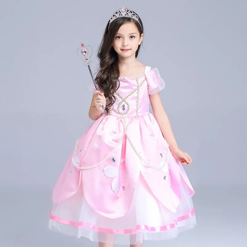 Zx06 New Girls Party Dresses Kids Princess Dresses For Girls