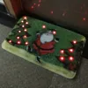 LED Music Light Christmas Halloween Welcome Door Floor Mats Sensor