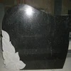 Cheap black galaxy granite tombstone headstone