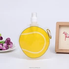 Bulk tennis shape folding water bottle promotion gift giveaway ideas