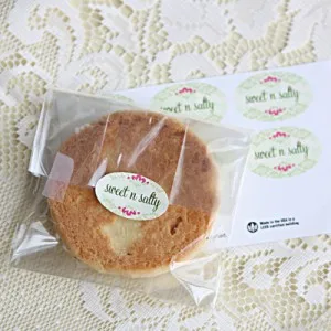 High Clarity Food Grade Cellophane Bags For Cookies Product On