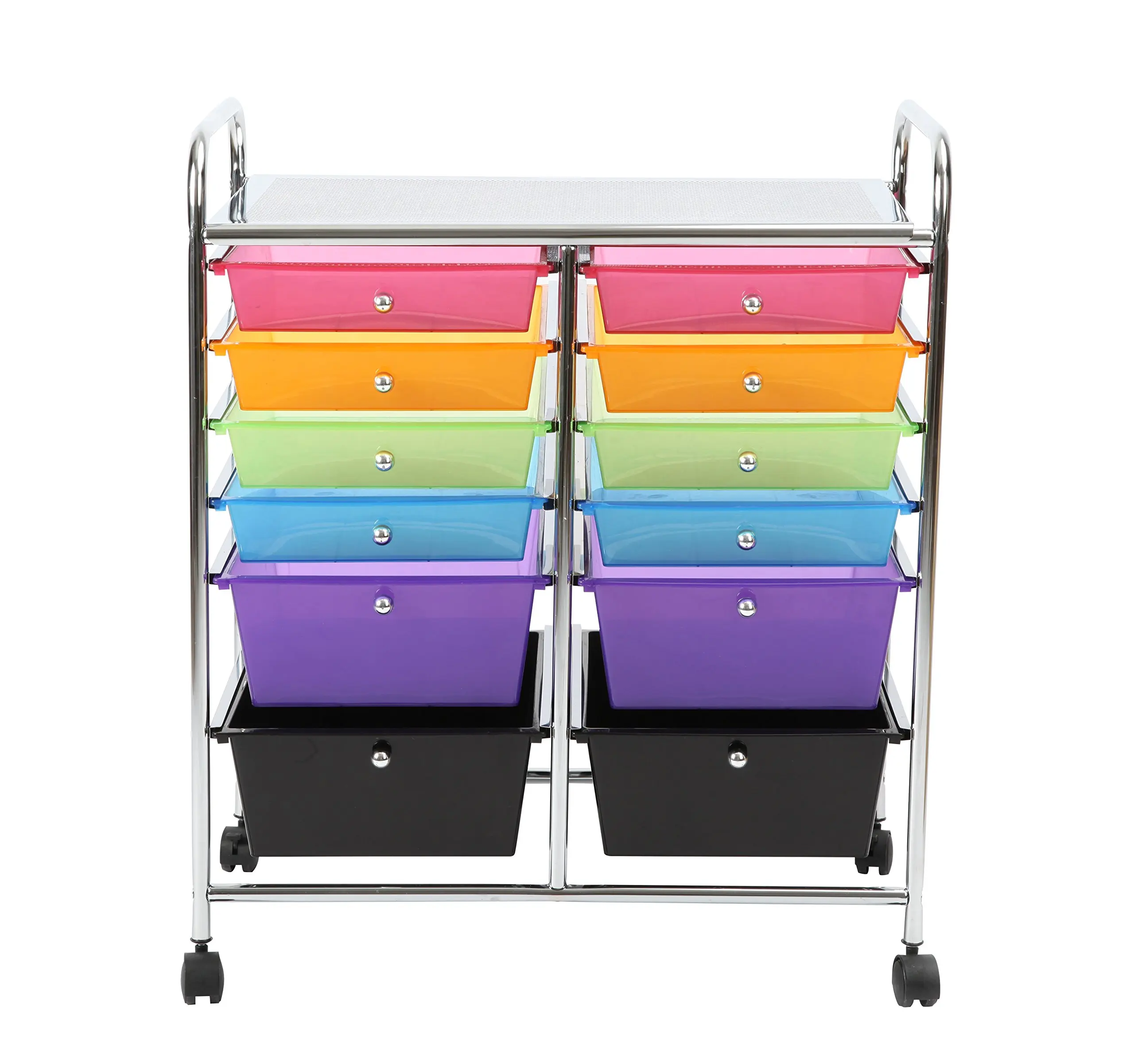 Buy Finnhomy 12 Drawer Plastic Portable Mobile Organizer Multi