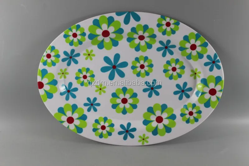 Oval 14"Melamine Dinner Plate