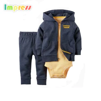 New Design Baby Boy Clothes 3 Piece Cotton Baby Hooded Cardigan Bodysuit Set Buy Baby Boy Clothes,Hooded Cardigan Set,Cotton Baby Product on New Design Baby Boy Clothes 3 Piece Cotton Baby Hooded Cardigan Bodysuit Set Buy Baby Boy Clothes,Hooded Cardigan Set,Cotton Baby Product on