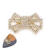 New design bowknot shoe clips wholesale for lady leather high heel shoe accessories