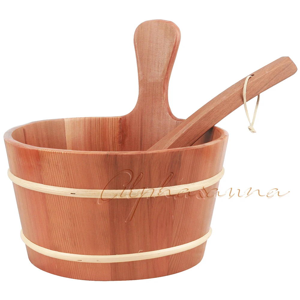 Sauna Room Fittings Wooden Spoon 4l Sauna Spa Bucket And Ladles Buy Sauna Accessories,Sauna