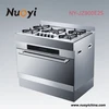 90cm width freestanding electric oven with gas hob 5burner
