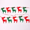 Manufacturer Wholesale Christmas Pull Flag Outdoor Window Wall Christmas Pull Flag Decorations