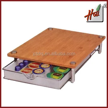 Hotel Bamboo Coffee Pod Drawer For Keurig K Cups Hcgb30k Hotel Bamboo Coffee Pod Drawer For Keurig K Cups Hcgb30k