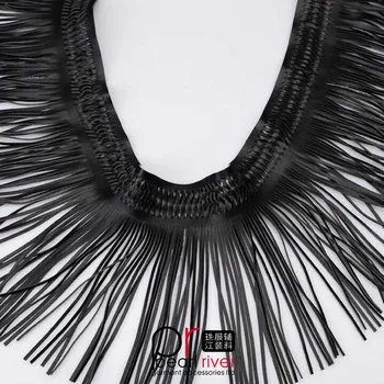 Leather Tassel Dress