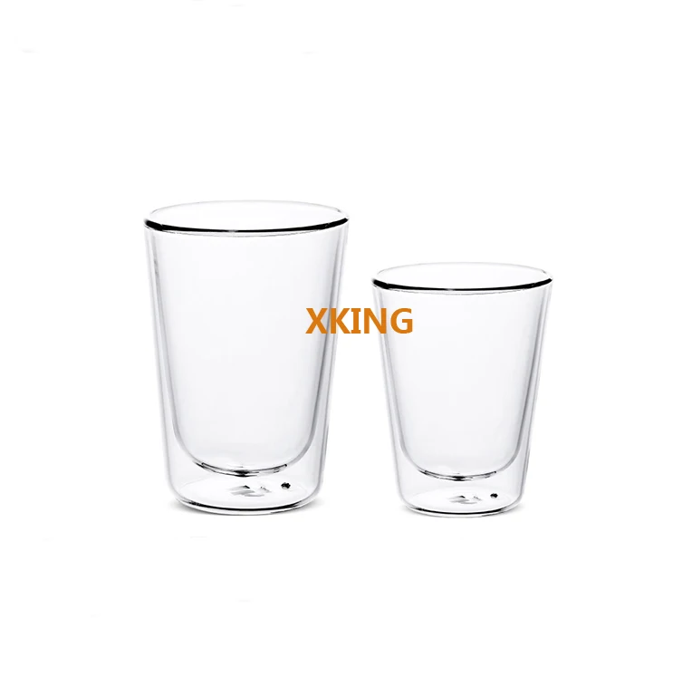 New Popular Borosilicate Double Wall Glass Coffee Cup Glass Tea Cup
