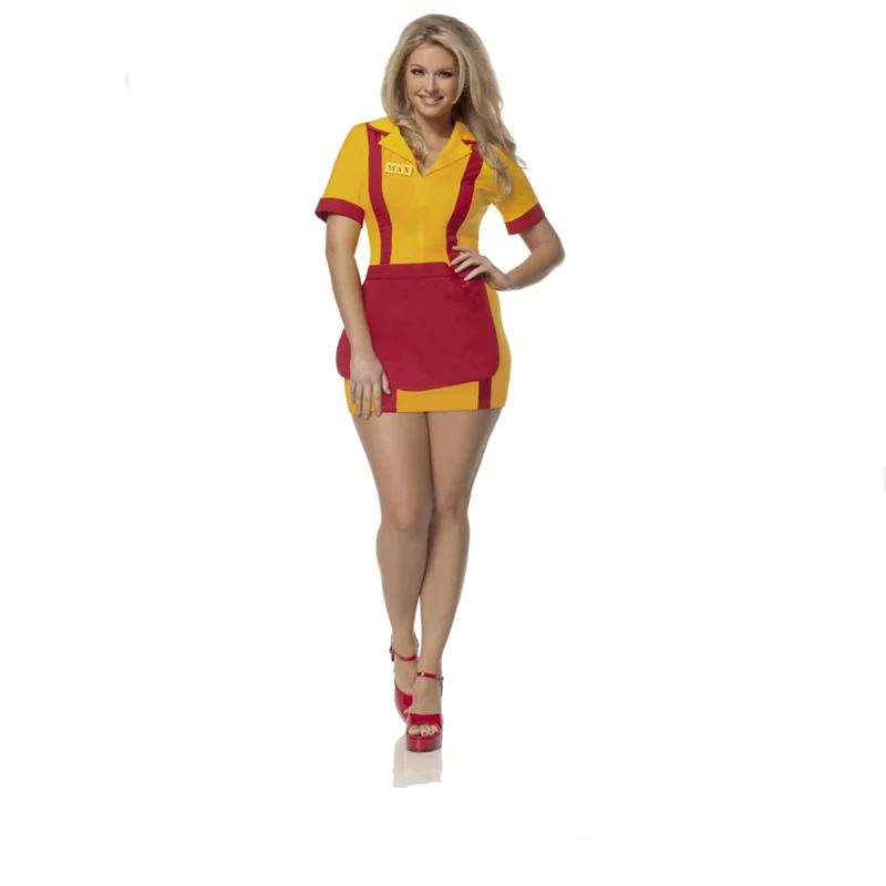 Sexy Restaurant Waitress Uniform For Women 4399