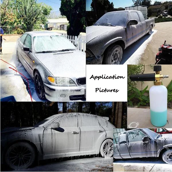 High pressure snow foam cannon gun car wash