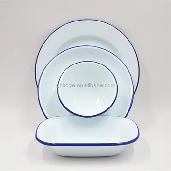 Whole Custom Rim Metal Dishes Enamel Plates And Bowls For Whole Custom Rim Metal Dishes Enamel Plates And Bowls For Camping Outdoor