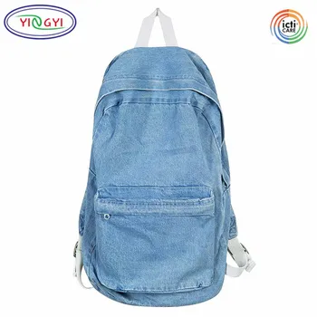 denim backpack for girls